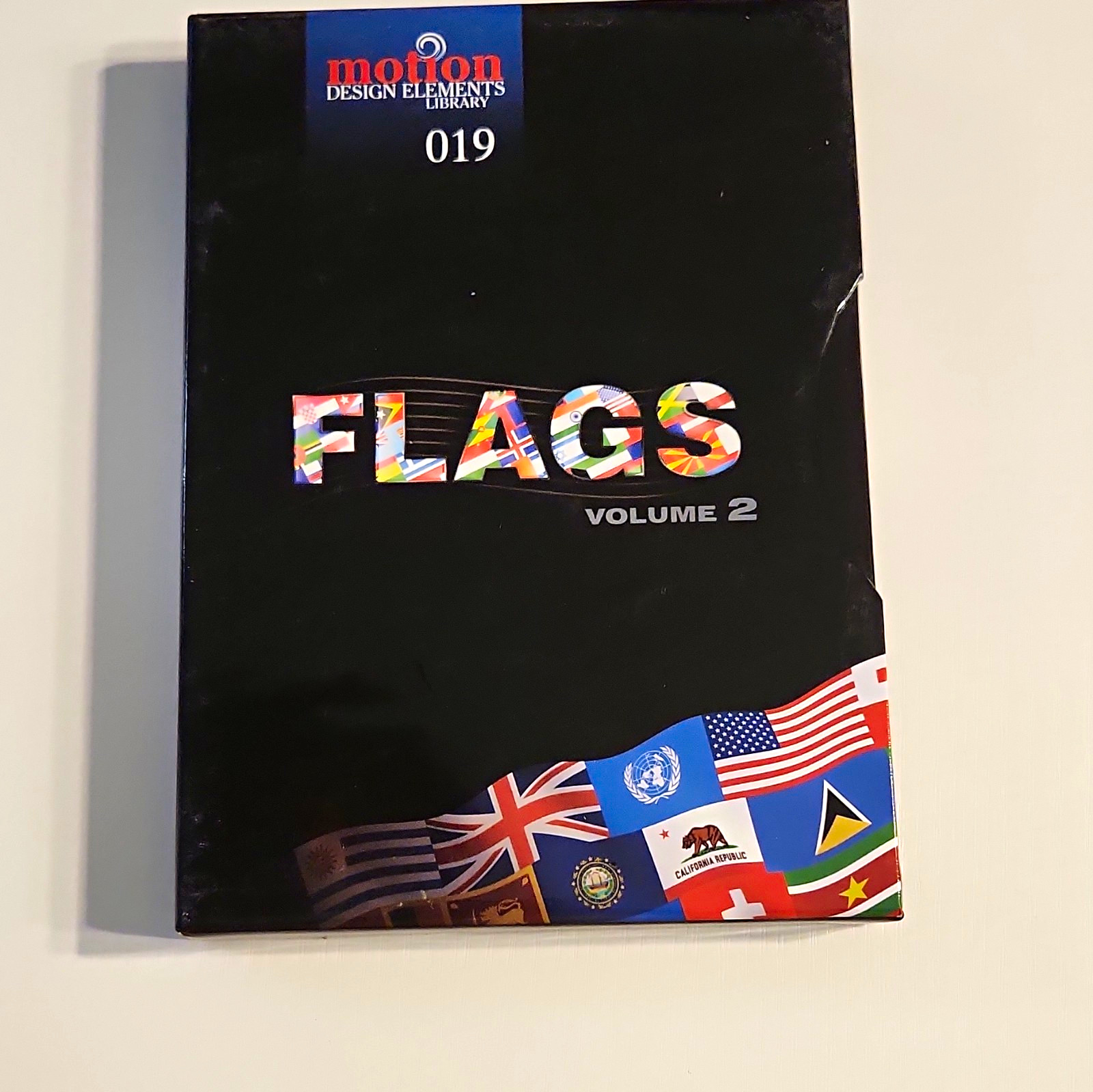 Digital Juice Motion Design Library 019 Flags Vol 2 Video Editing CD Set w/ Case