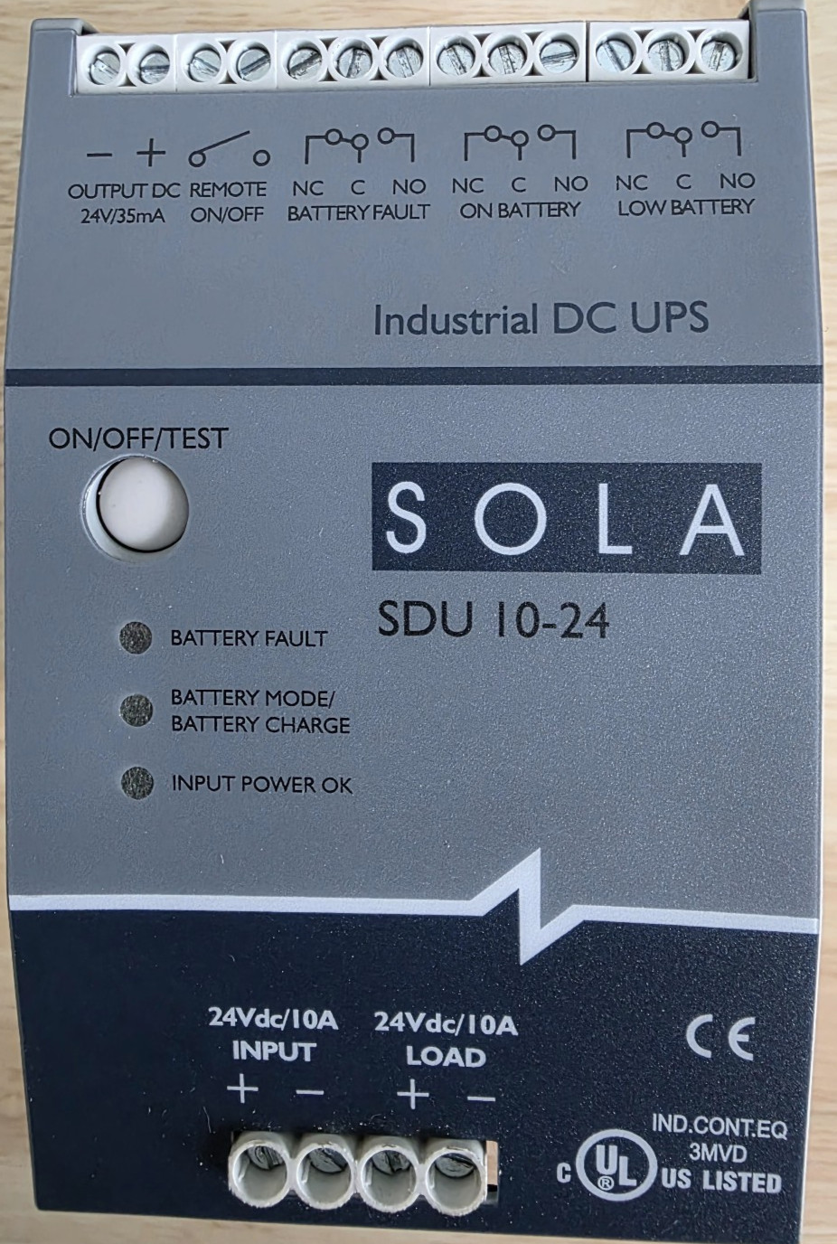 SOLA SDU 10-24 DC UPS 24V