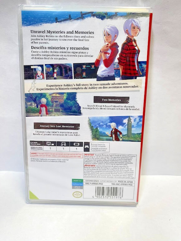 Another Code: Recollection Switch Brand New Game (2024 Adventure)