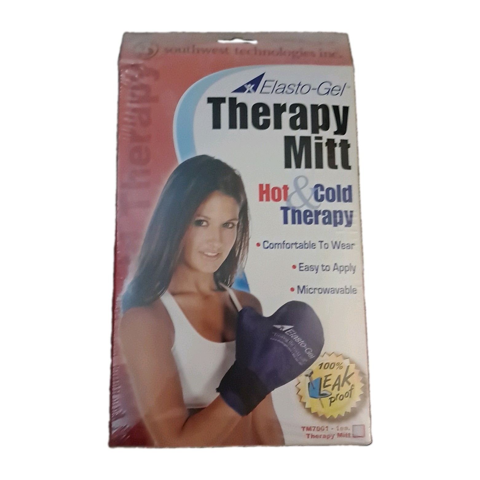 Elasto-Gel Therapy Mitt Hot and Cold Therapy 100% Leakproof Made In USA New Box