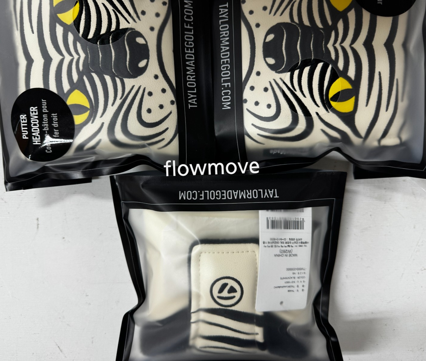 NEW TaylorMade 2026 Korea Mallet Headcover Exclusive Golf Putter Cover Limited