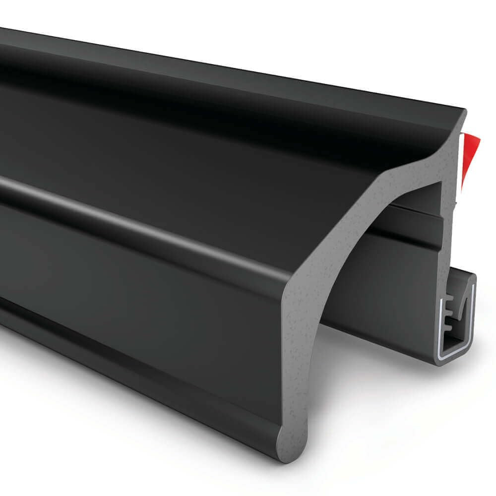 3M Peel & Stick Fender Flares for Trucks & Trailers - 84" Black - 2 Pack