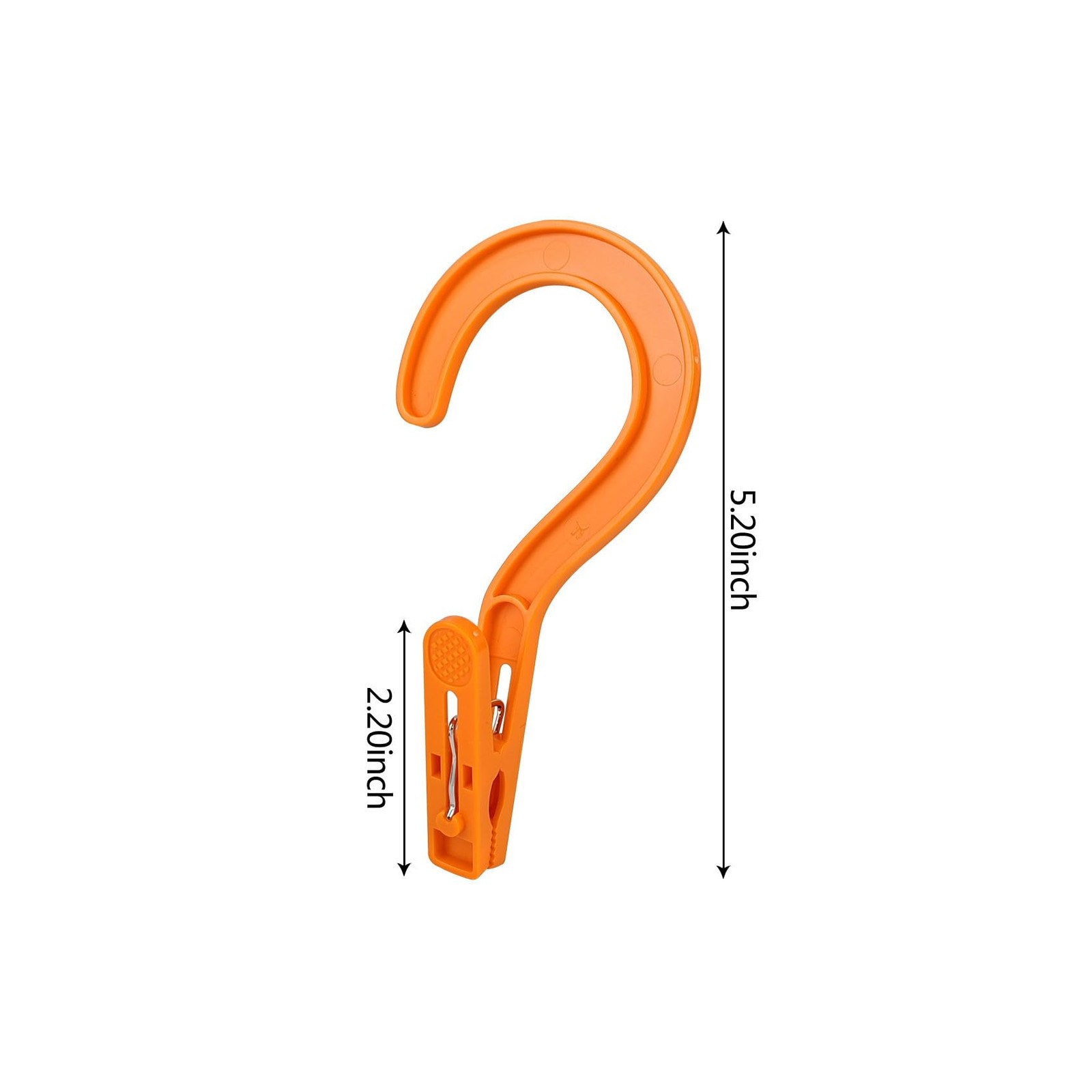 Laundry Hooks Boot Hangers Plastic Clothes Pins 2.7*5.1, Multicolor 24pcs