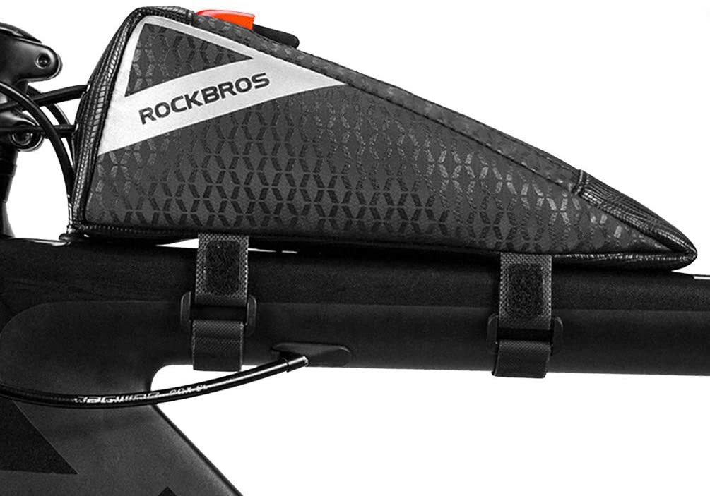 ROCKBROS Bike Frame Bag Top Tube Pocket Bag Mini Lightweight Bicycle Energy Bag