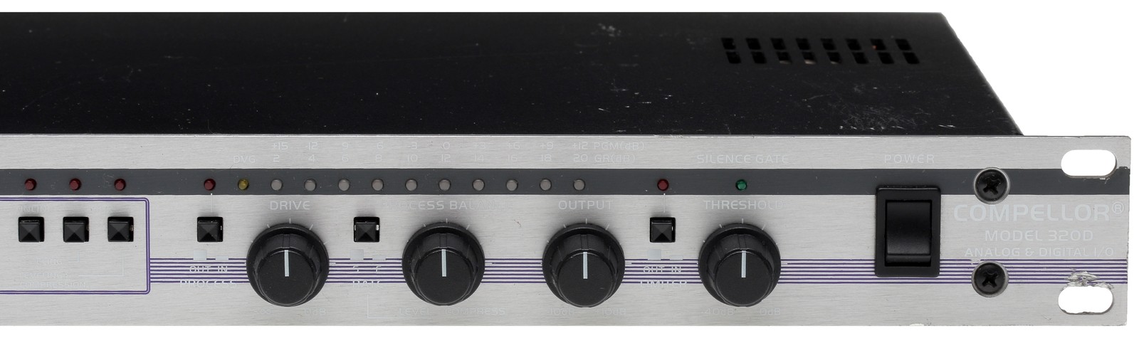 Aphex 320D Compellor AES/EBU Digital Audio Compressor AGC Automatic Leveler 320