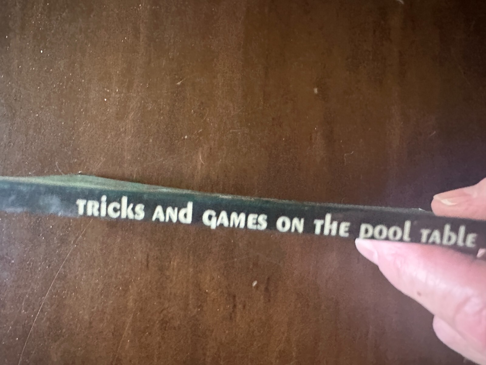 Tricks & Games On The Pool Table by Fred Herrmann 1967