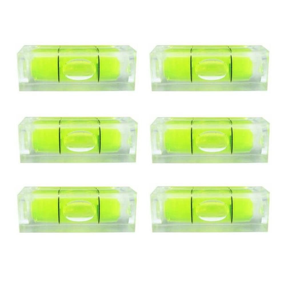 6pcs Small Bubble Level Mini Square Bubble Spirit Levels Leveling Tools New...