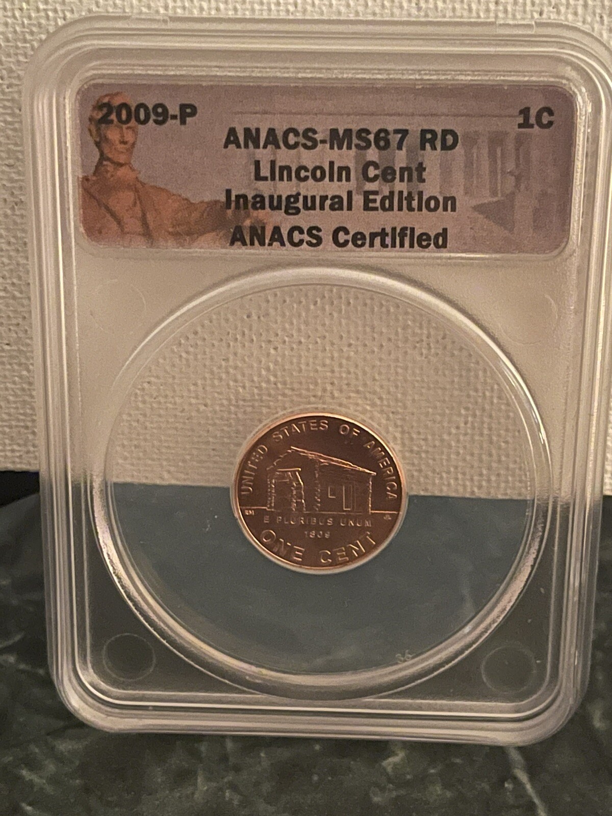 2009 P MS67RD Lincoln Cent Penny Early Life Washington D. C. Uncirculated