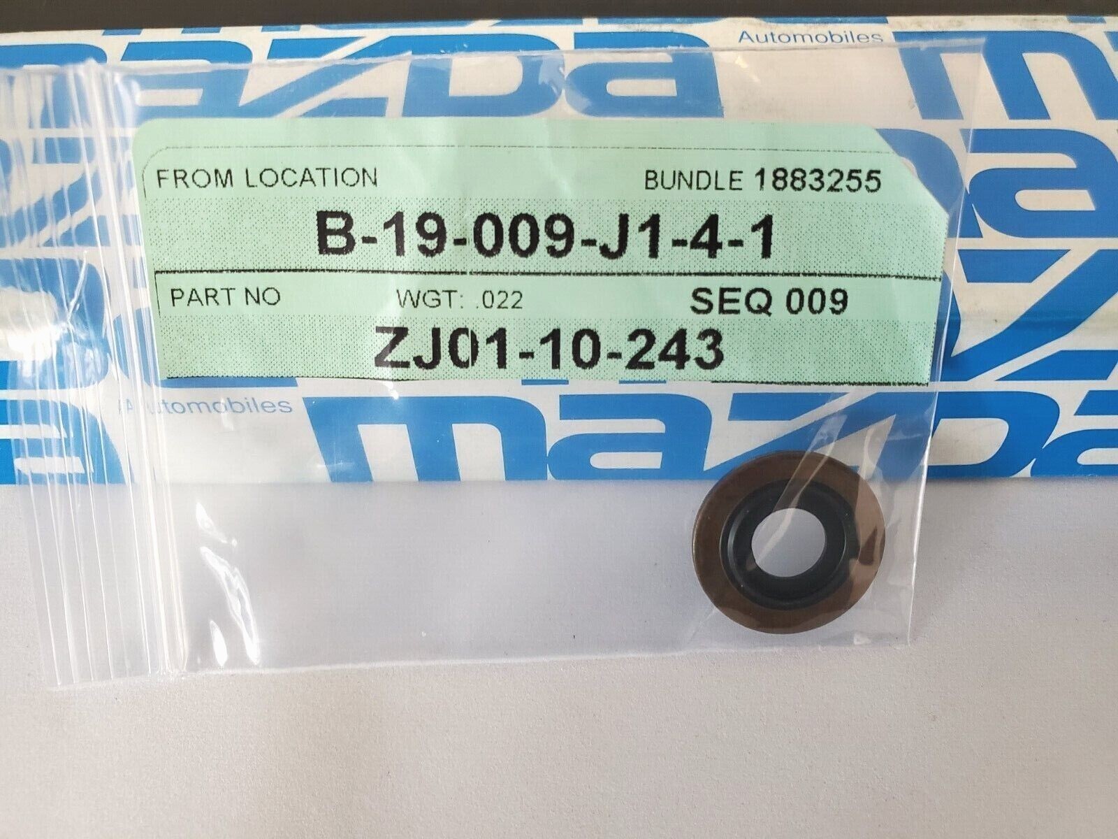 Mazda 2, 3, 6, CX30, CX-5 Timing Cover Sealing Washer # ZJ01-10-243 - Free Ship