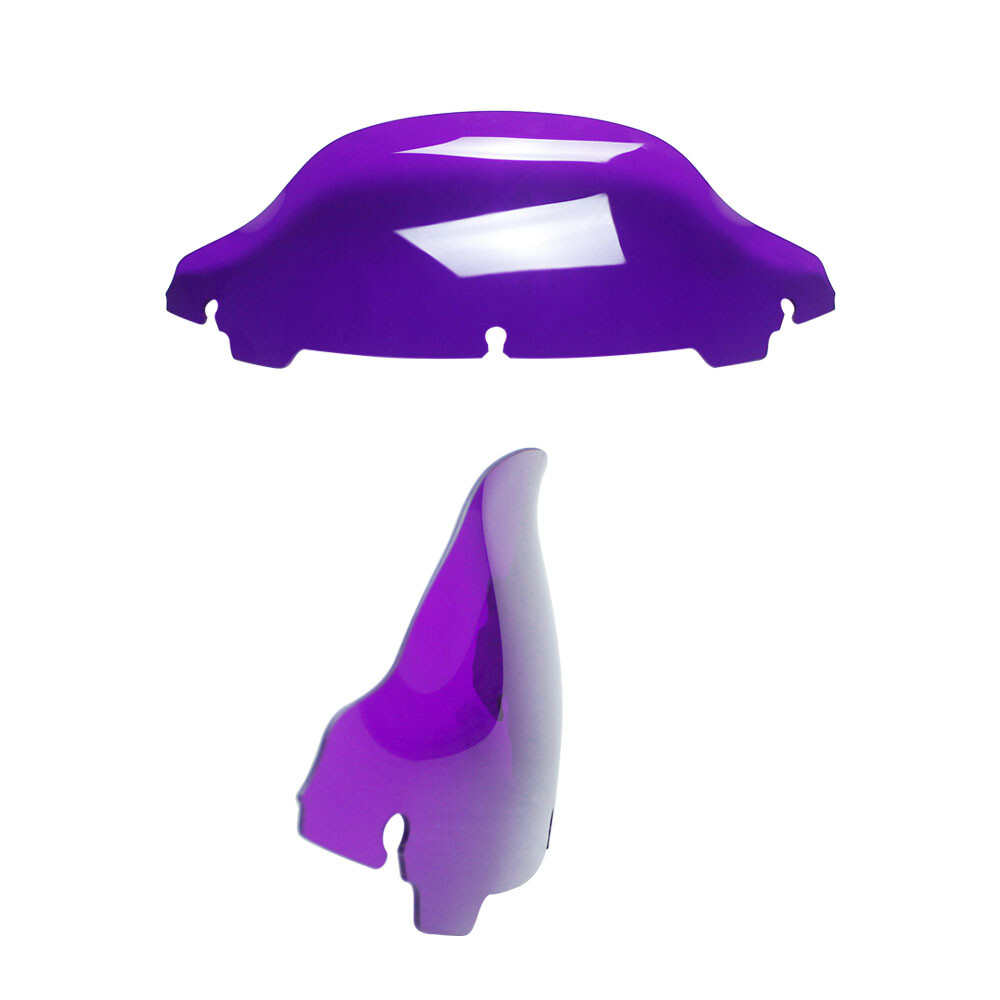 7.0" Purple Windshield Windscreen for Harley 14-Later Street Glide Ultra Limited