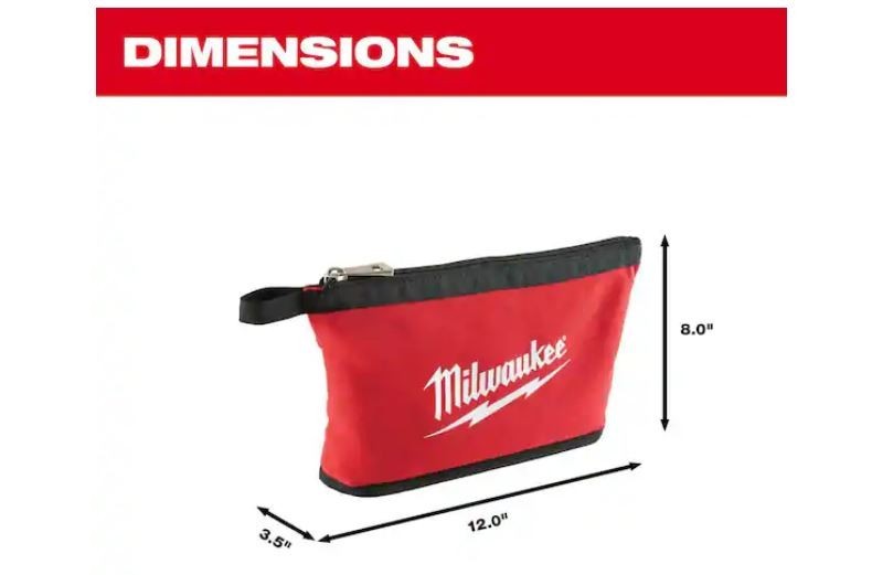 Red Zipper Tool Bag