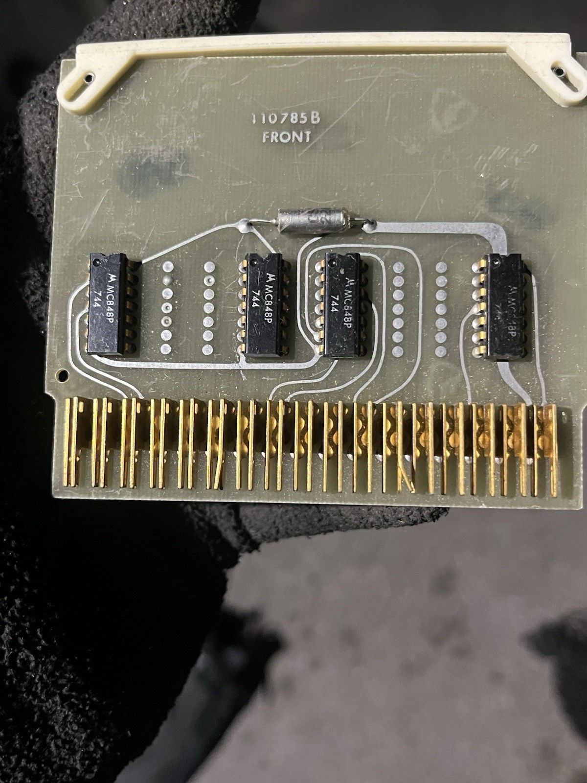 Motorola Mc848p Gold Lead 14 Dip 1974? Expansion Card?