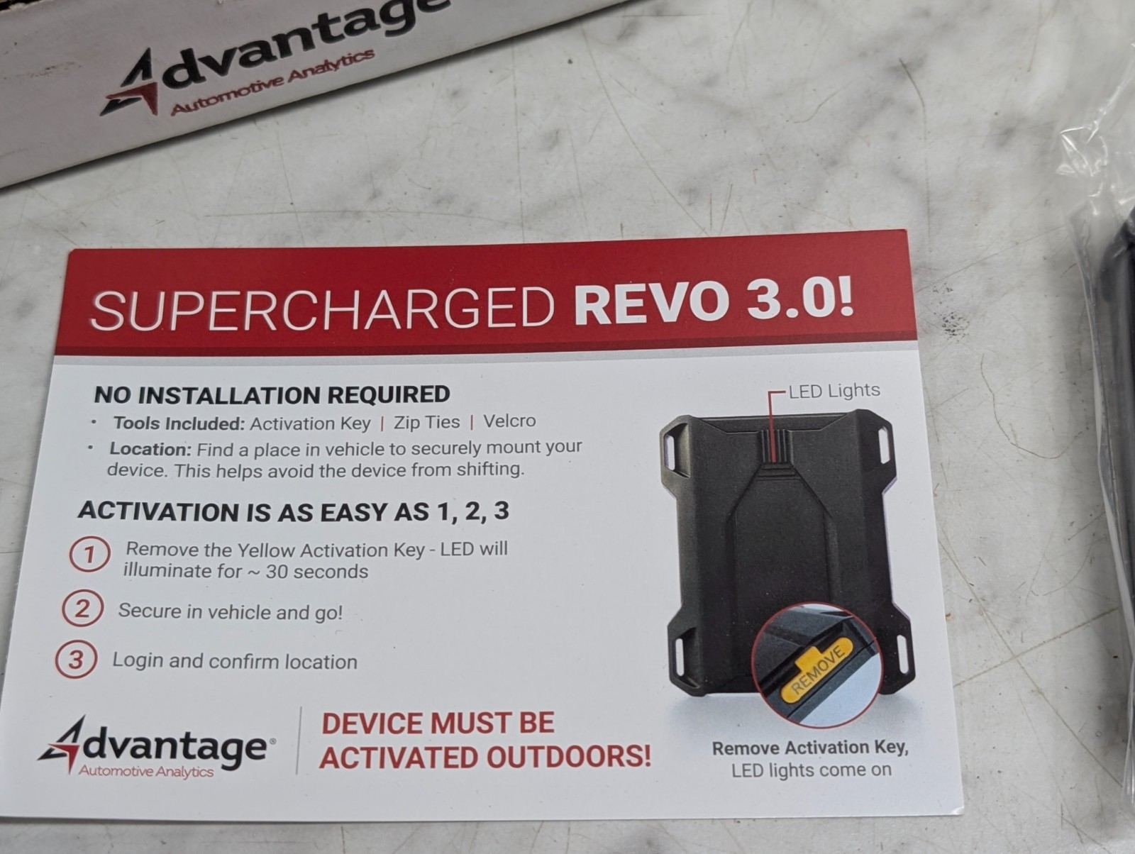 Advantage Automotive Analytics Revo 3.0 GPS Tracking System IOT Smart Wireless