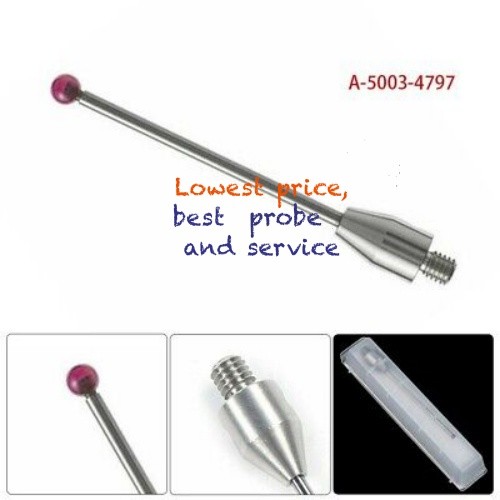 FOR A-5003-4797 New 1pcs CMM Touch Probe Styli Thread 2mm Ball 50mm CMM Stylus