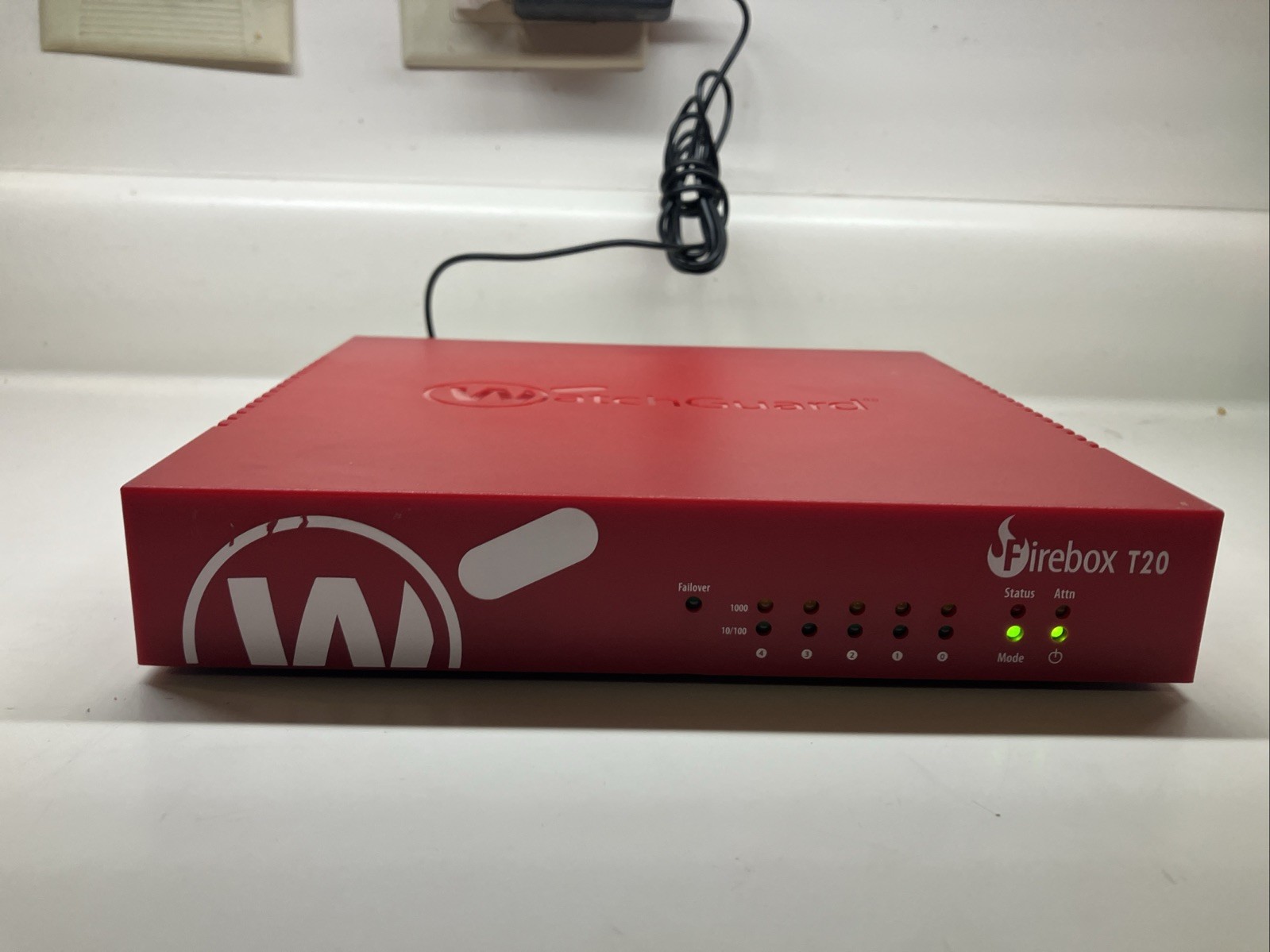 WatchGuard Firebox T20 FS2AE5 Firewall Security With Pwr Adapt-untested Pwrs On
