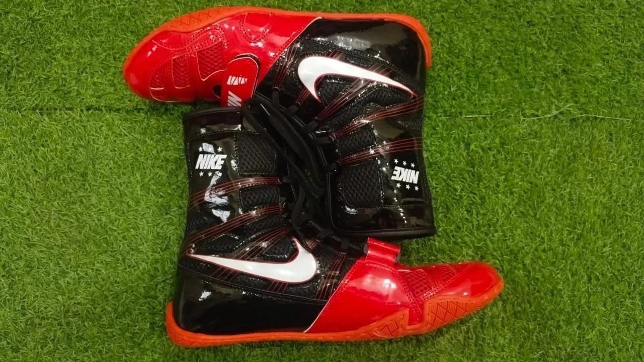 Nike Hyper KO Black & Red Boxing Shoes for Men in All Sizes