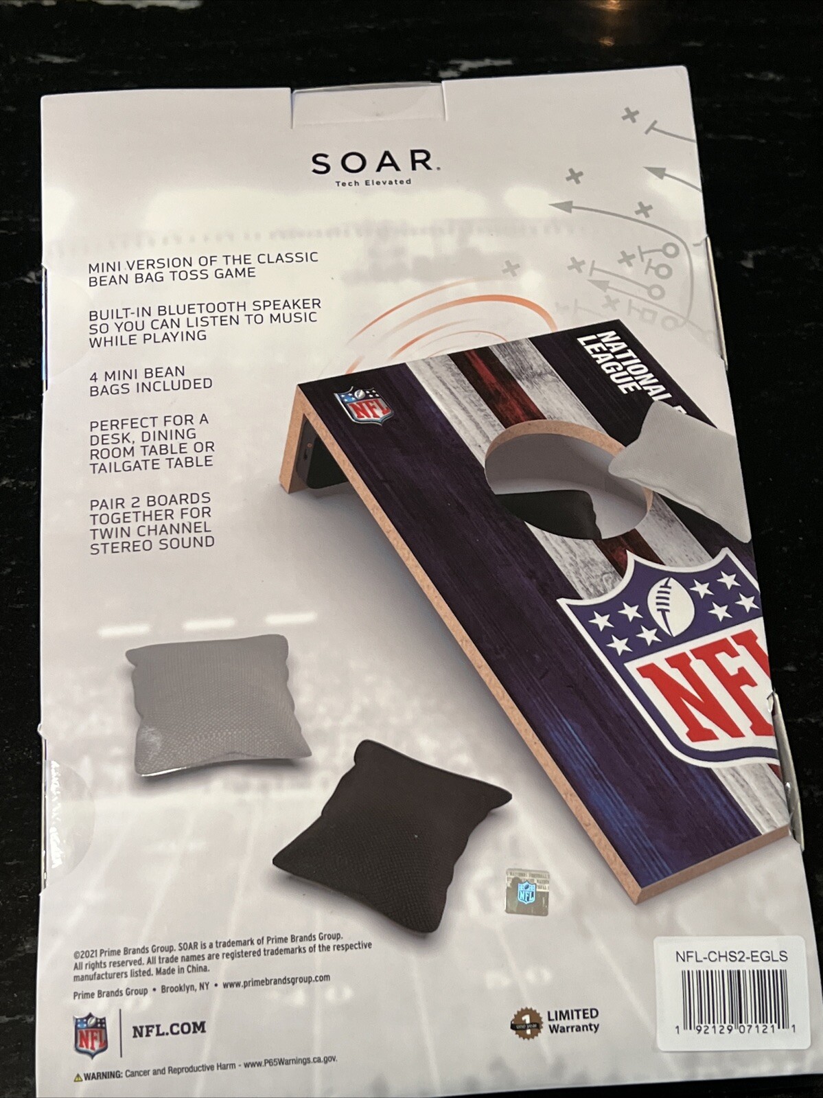 Eagles Table Top Toss Mini Game Table Cornhole Official NFL