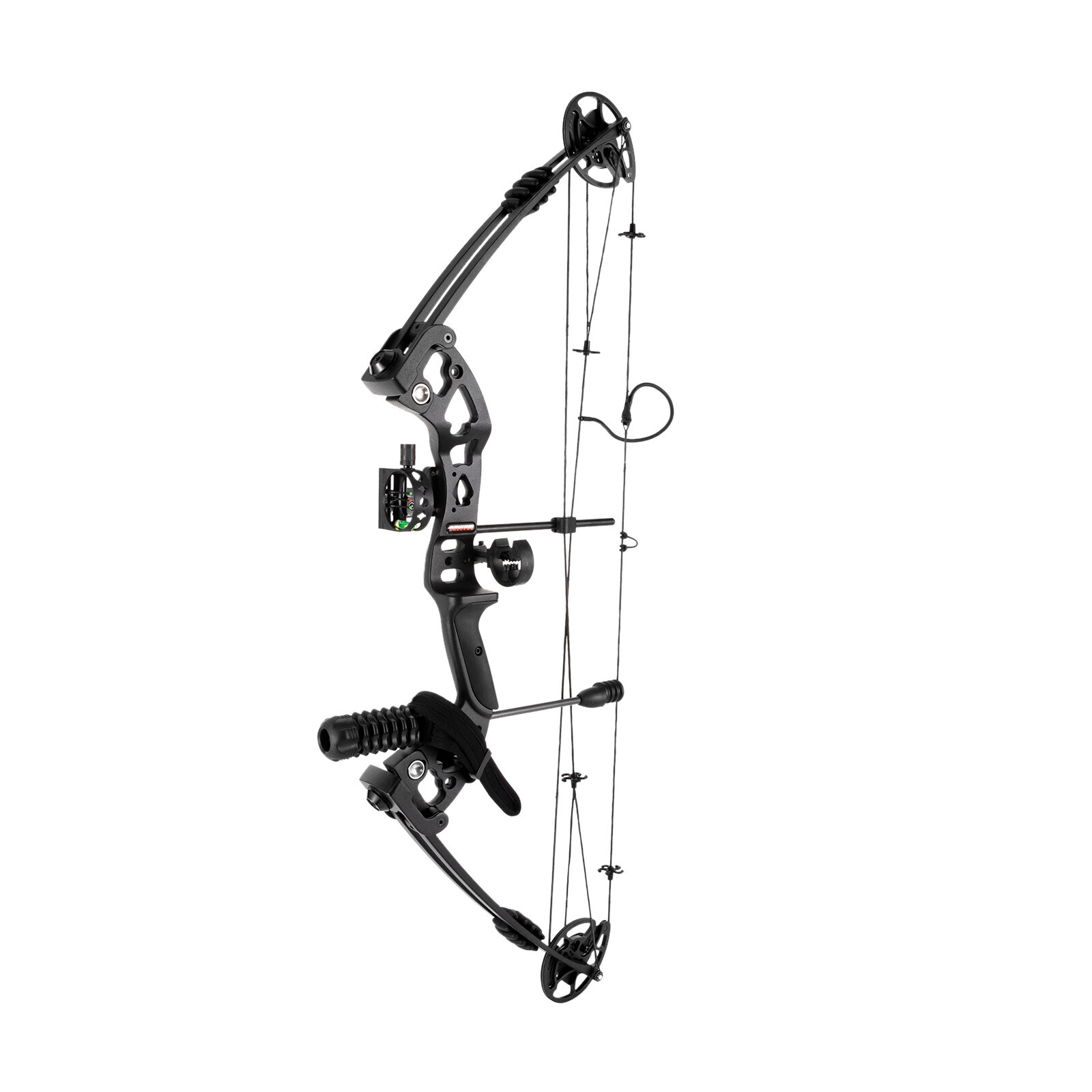 Black Archery Hunting Compound Bow Kit Beginner Archery Tool Right-Hand 30-60lbs