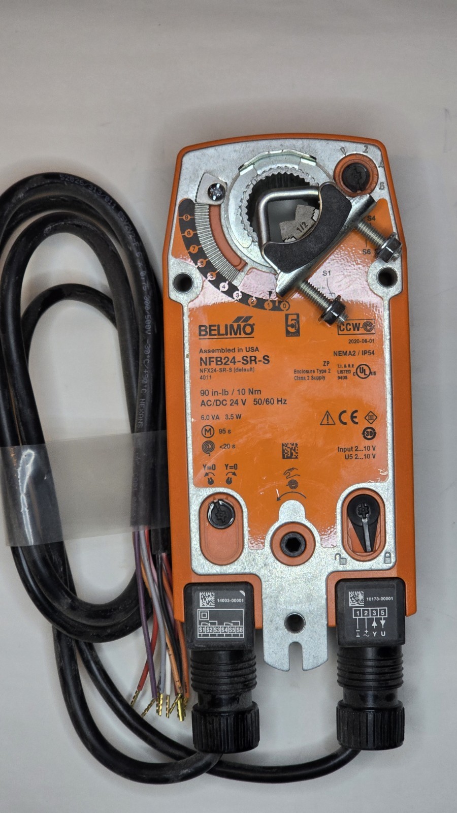 Belimo NFB24-SR 24V Spring Return Damper Actuator