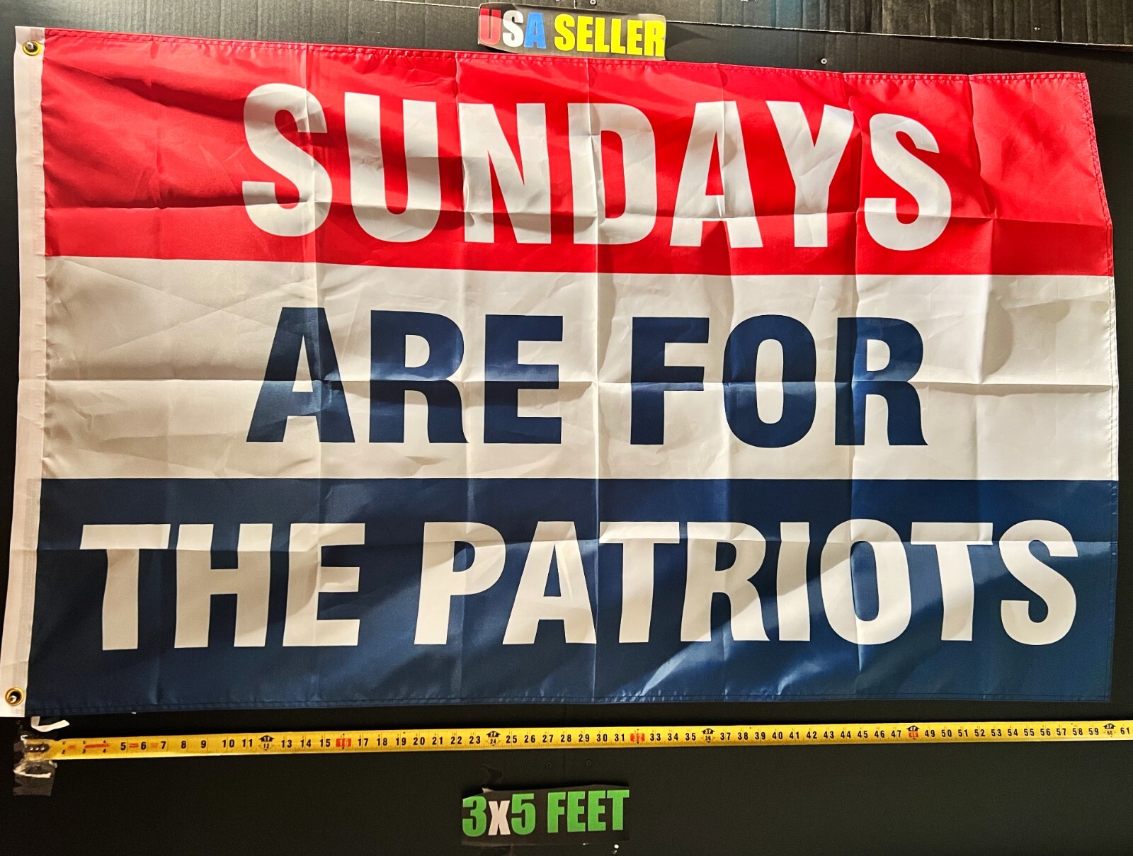 Football Flag FREE SHIPPING New England Patriots New Man Cave Beer USA Sign 3x5'