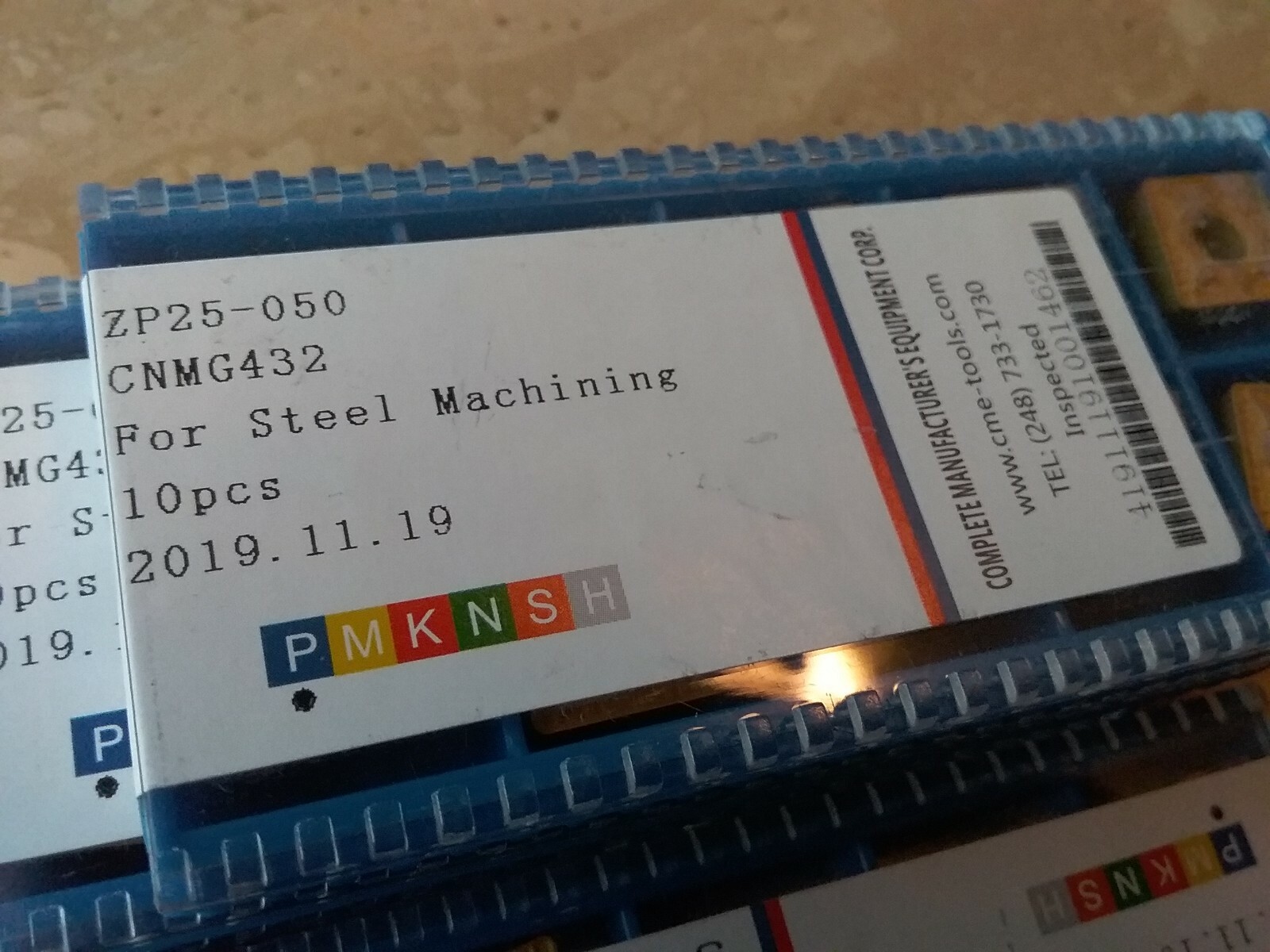 10pcs CNMG432 Carbide Inserts Tin Coated free shipping-new
