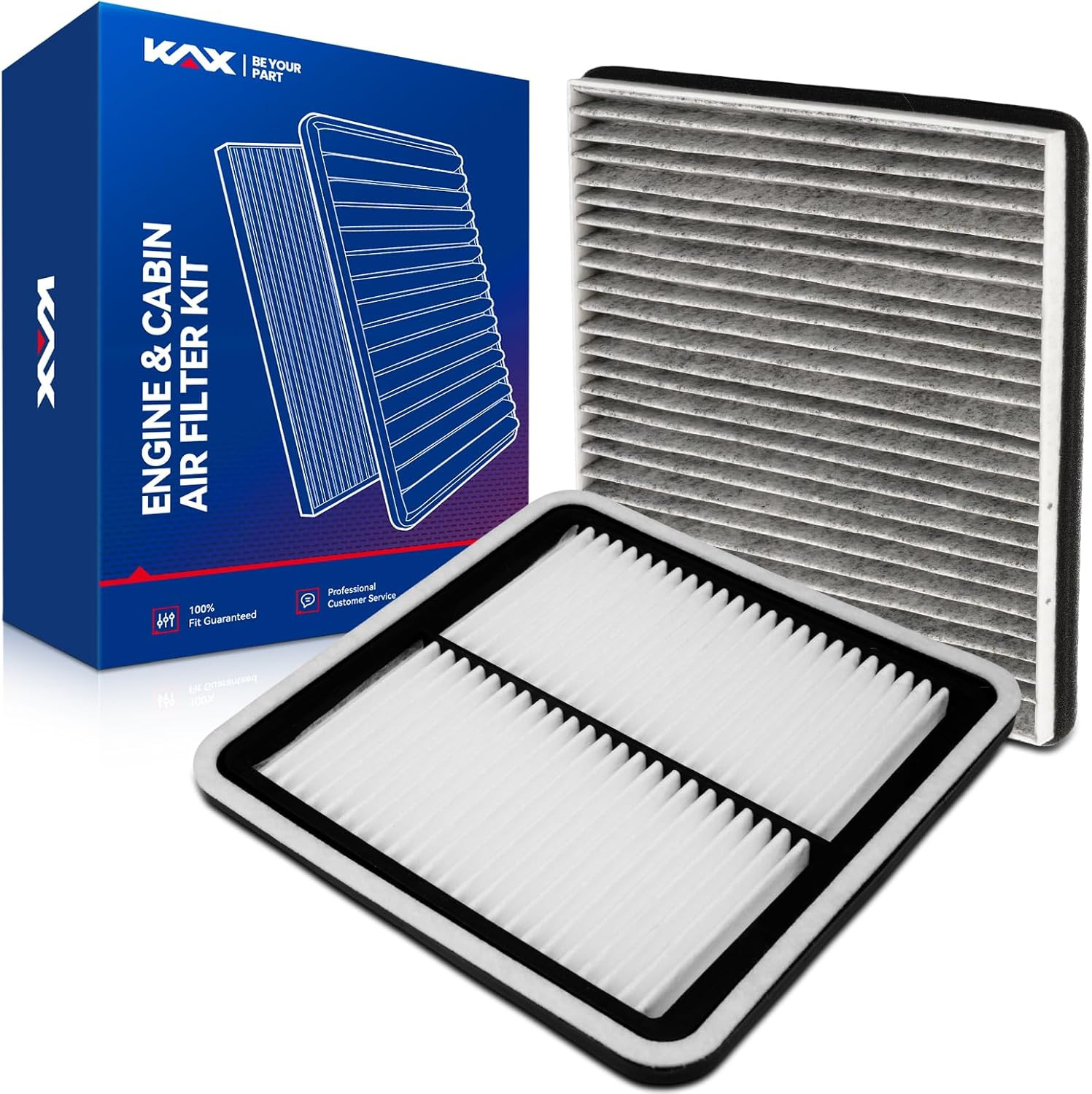 Engine & Cabin Air Filter Kit, Replacement for Subaru Outback 2005-2009, Legacy