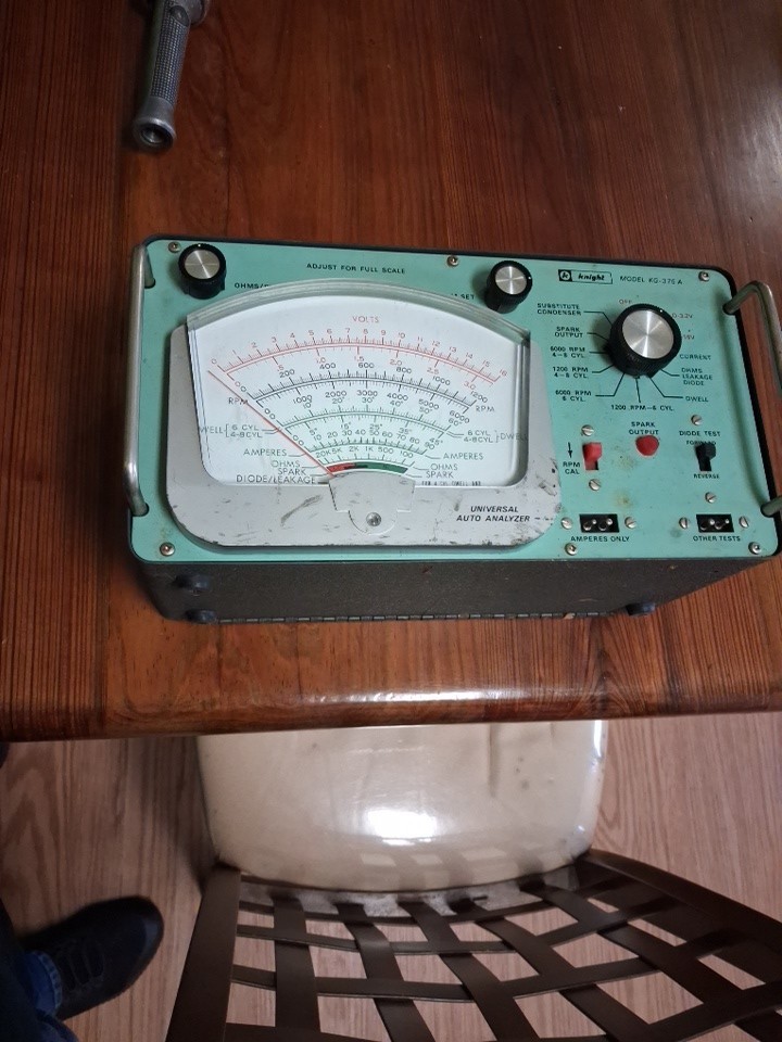 Auto Analyzer Automotive Collectable Old Vintage Knight Model KG-375A Universal