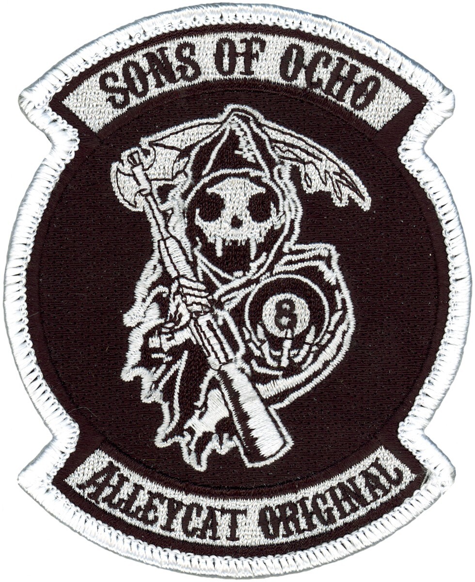 USAF 128th EXPEDITIONARY AIRBORNE COMMAND & CONTROL SQUADRON CREW 8 PATCH