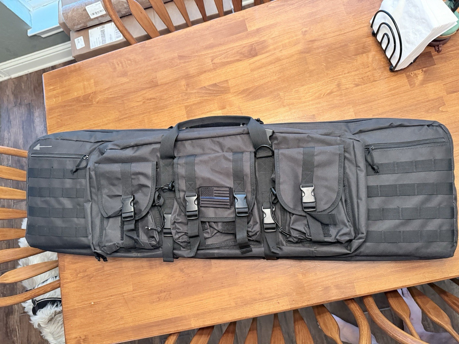 42” Tactical Double Soft Bag Backpack Strap Padded Shoulder Strap Adjustable