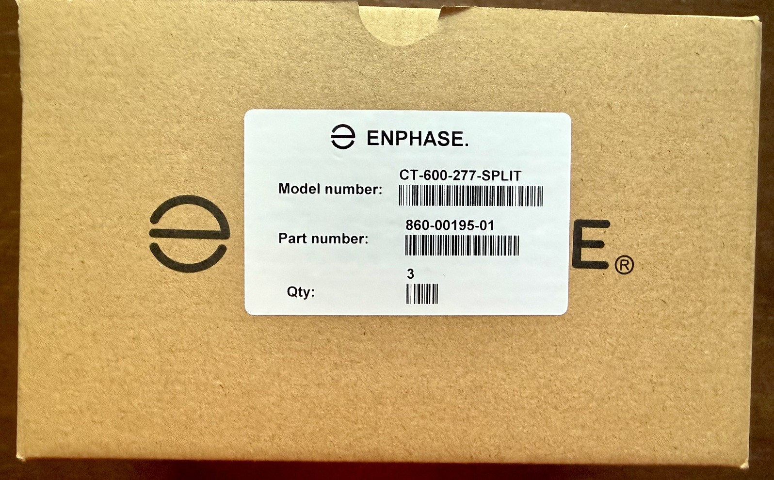 Enphase, Kit of 3 units of CT-600 -277-  SPLIT