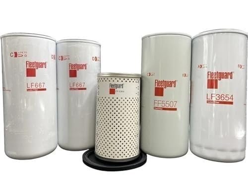 Filter Kit for Volvo D13 Oil Change Replace 20972293, 21707133, 21707132