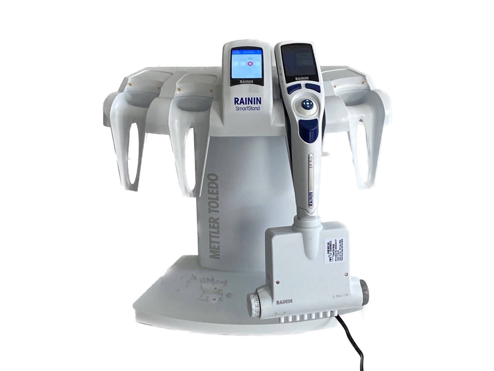 RAININ E4 XLS 5-50uL Adustable Spacer LTS Electronic Pipettor w/ SmartStand