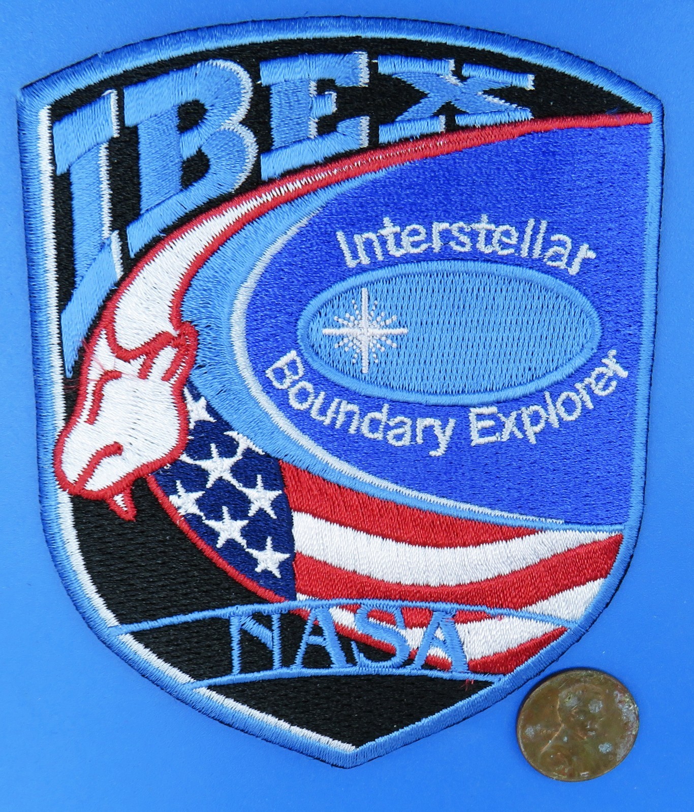 NASA PATCH vtg IBEX Interstellar Boundary Explorer HELIOSPHERE Study