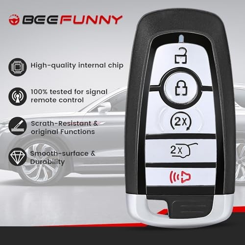 Keyless Entry Remote Key Fob Replacement for Ford Explorer with chip