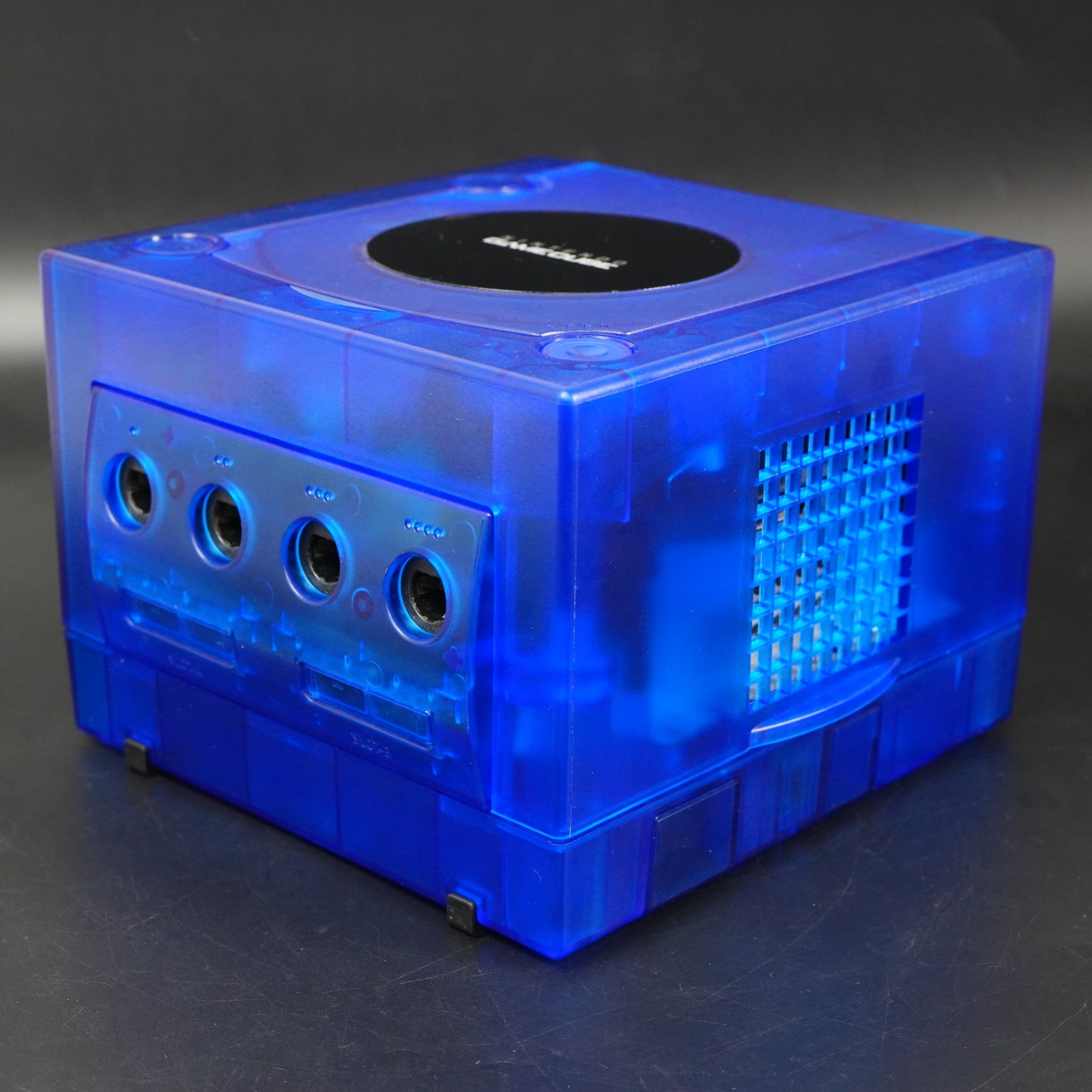Nintendo GameCube Replacement Clear Blue Shell Console NTSC U-C/J Region Switch
