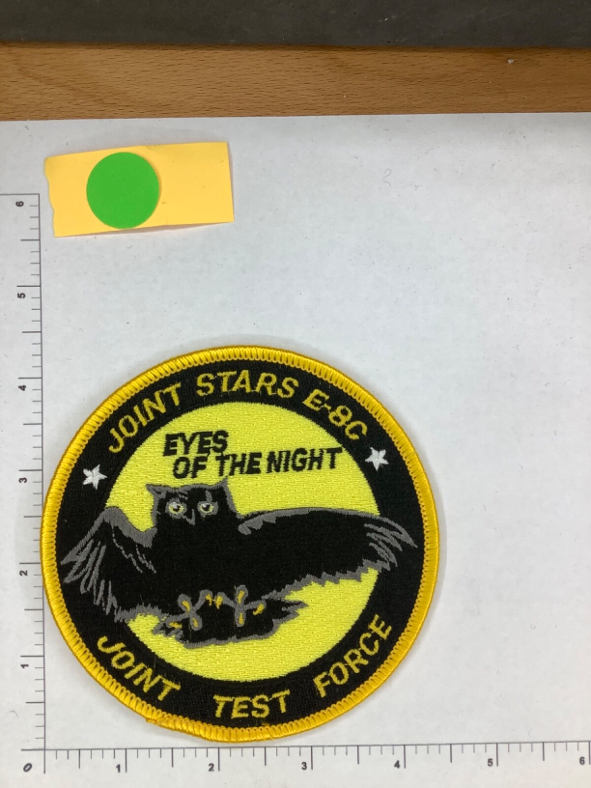 USAF JOINT TEST FORCE JOINT STARS E-8C EAYS OF THE NIGHT SQUADRON PATCH