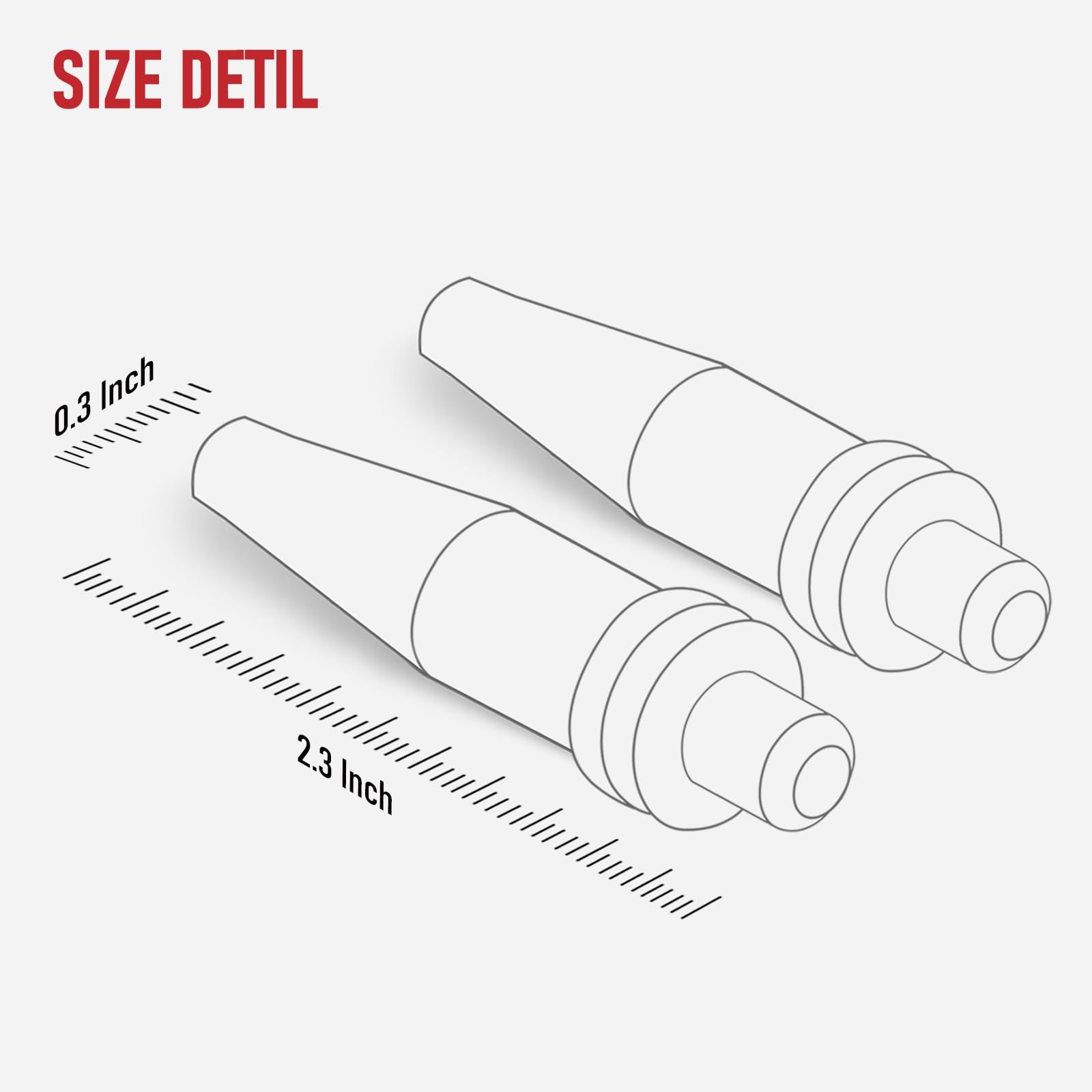 RX WELD 0-3-101 Acetylene Cutting Torch Tips, Fit V-Style Light/Medium Duty Torc