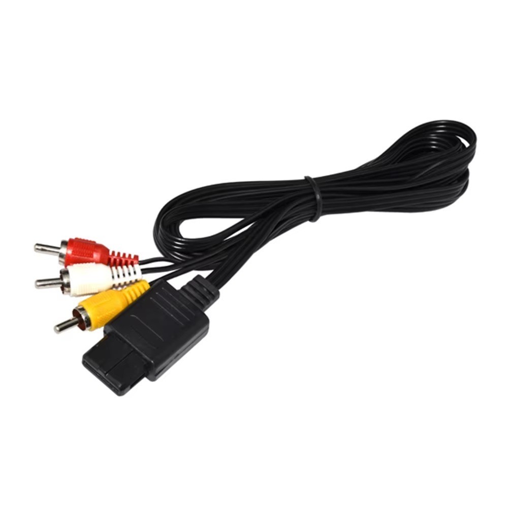 Audio-Video AV Composite 3 RCA Cable for Nintendo Wii-USA