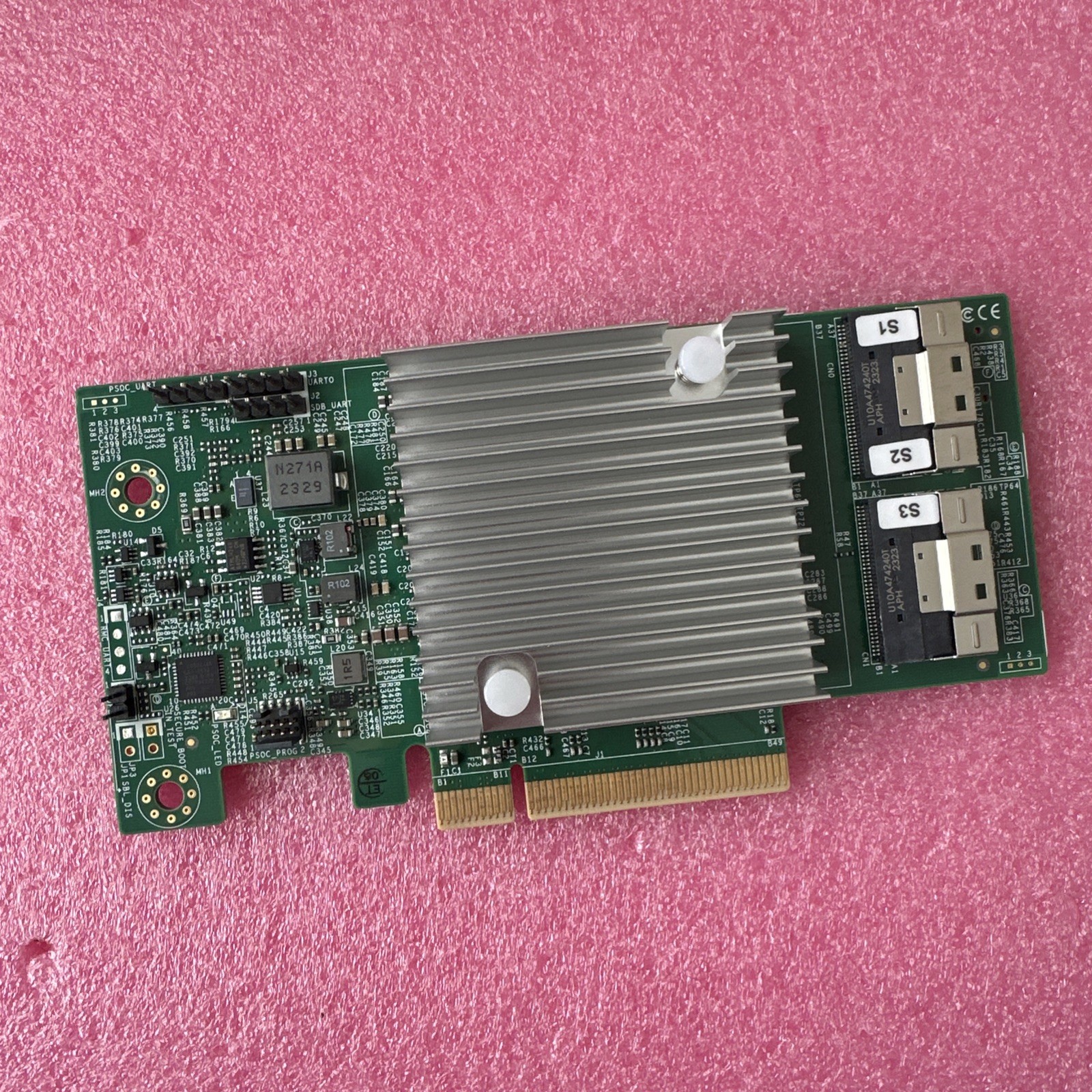 Supermicro AOC-S3816L-L16IT 16-Port SAS3 12Gb/s PCIe RAID HBA✅No Bracket