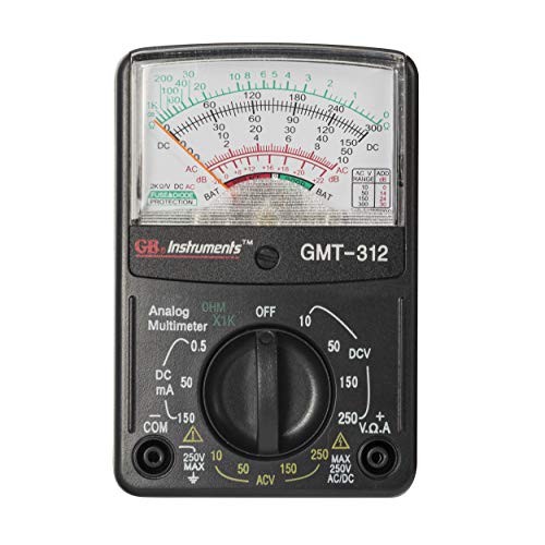 GMT-32 Analog Multimeter, 5 Function /2 Range, 300V AC/DC, for AC / DC 1