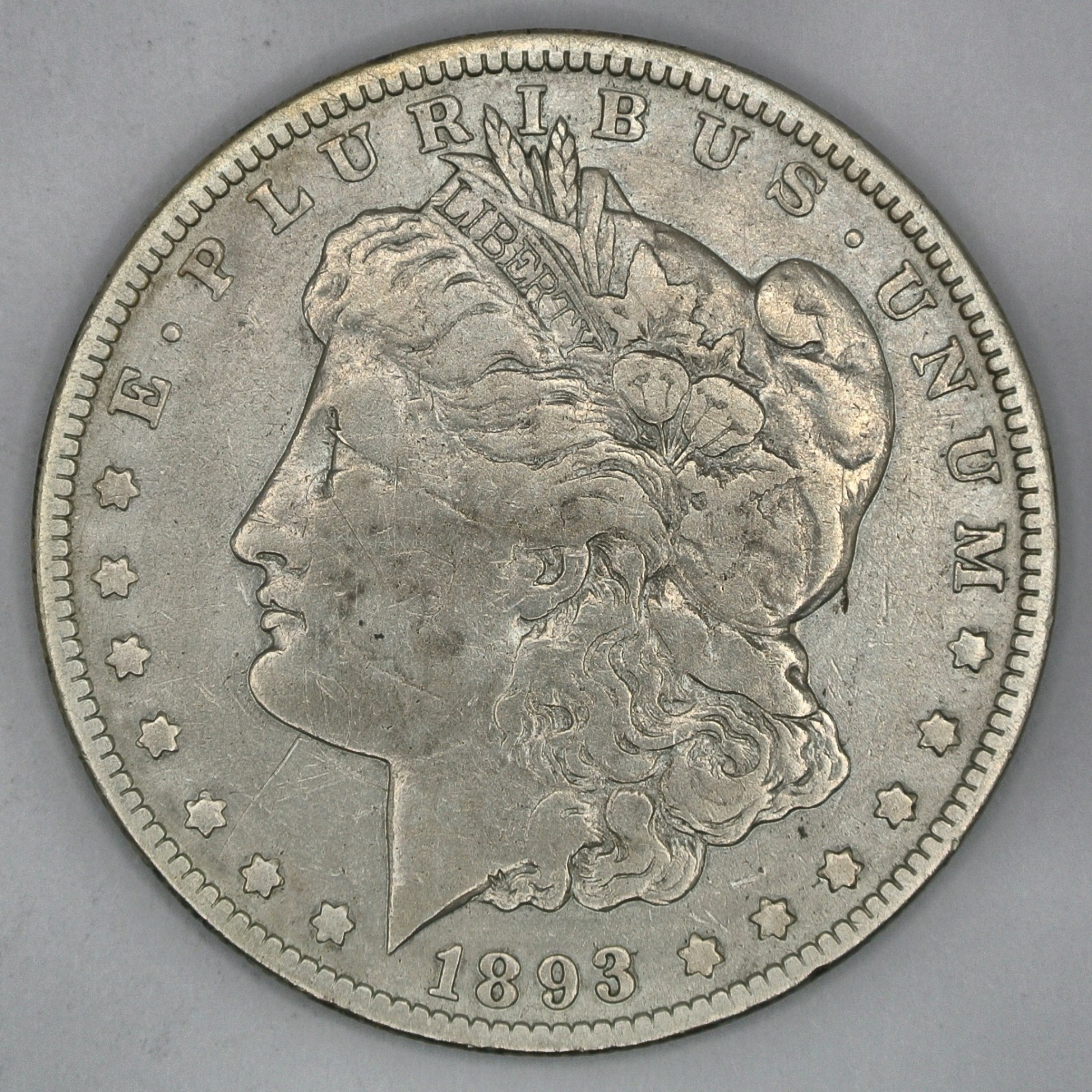 1893-O Morgan Silver Dollar