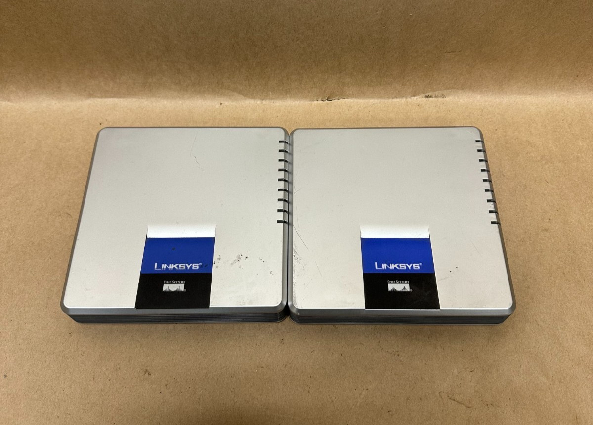 Linksys EG008W Gigabit 8-Port Workgroup Switch w/o Cord - Lot of 2