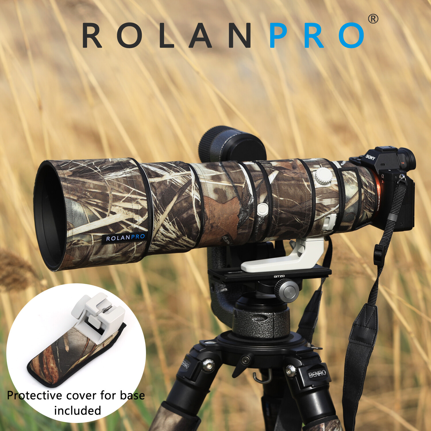 ROLANPRO Lens Cover for Sony FE 200-600mm F5.6-6.3G OSS Raincoat Protection Case