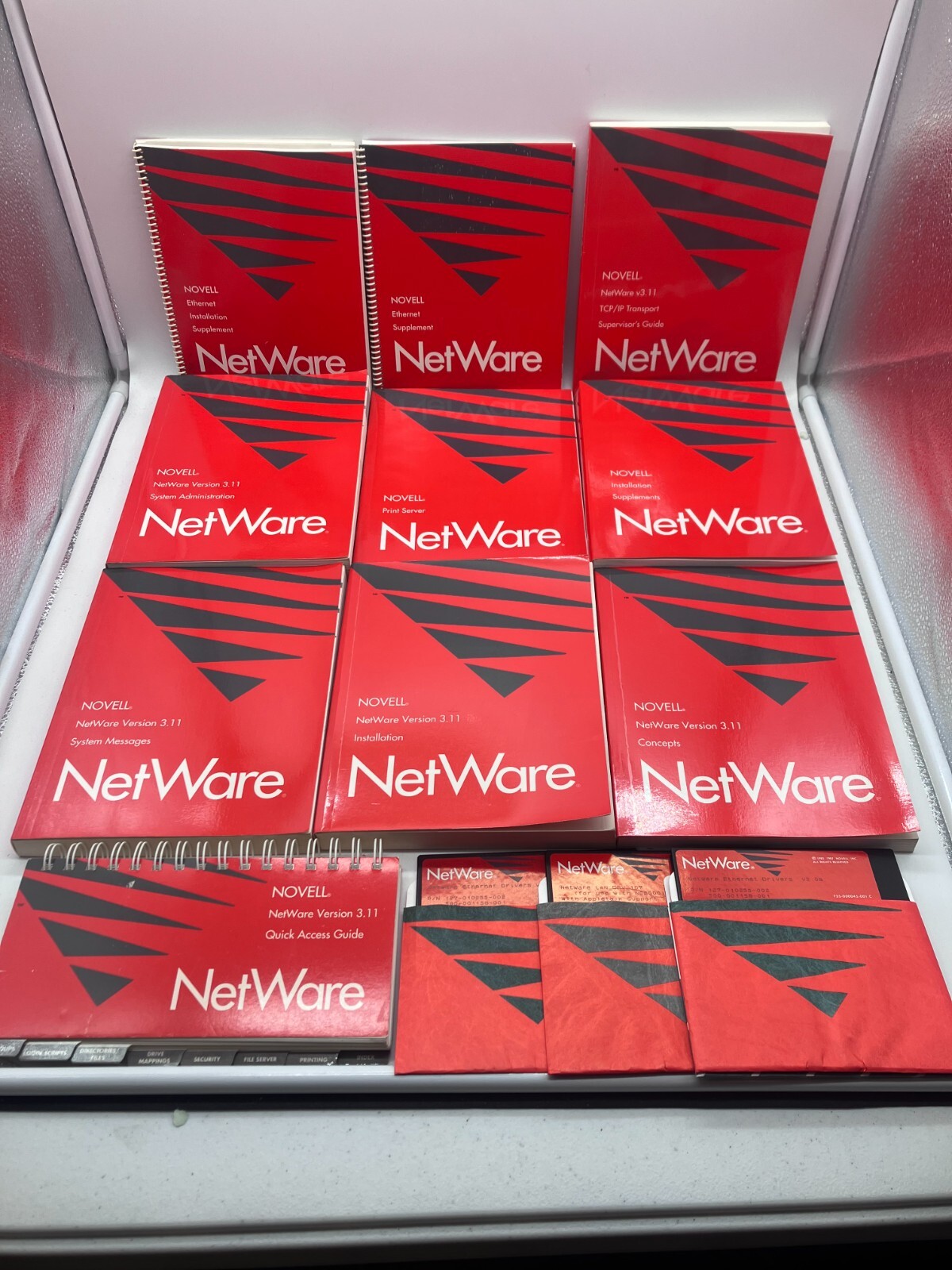 Rare Vintage Novell Netware Lot