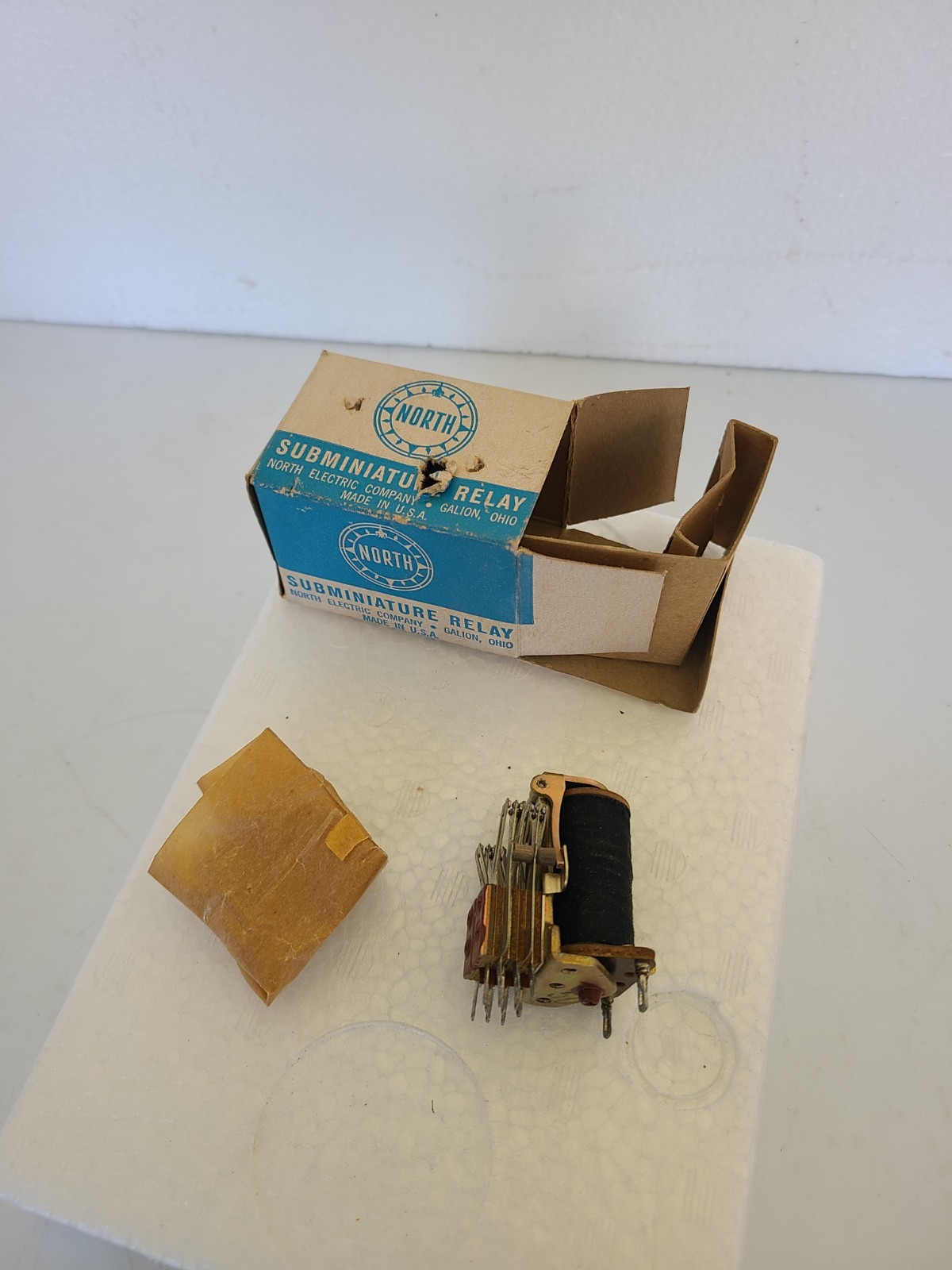 North Electric Subminiature Relay 532313, NOS, Open Box Condition