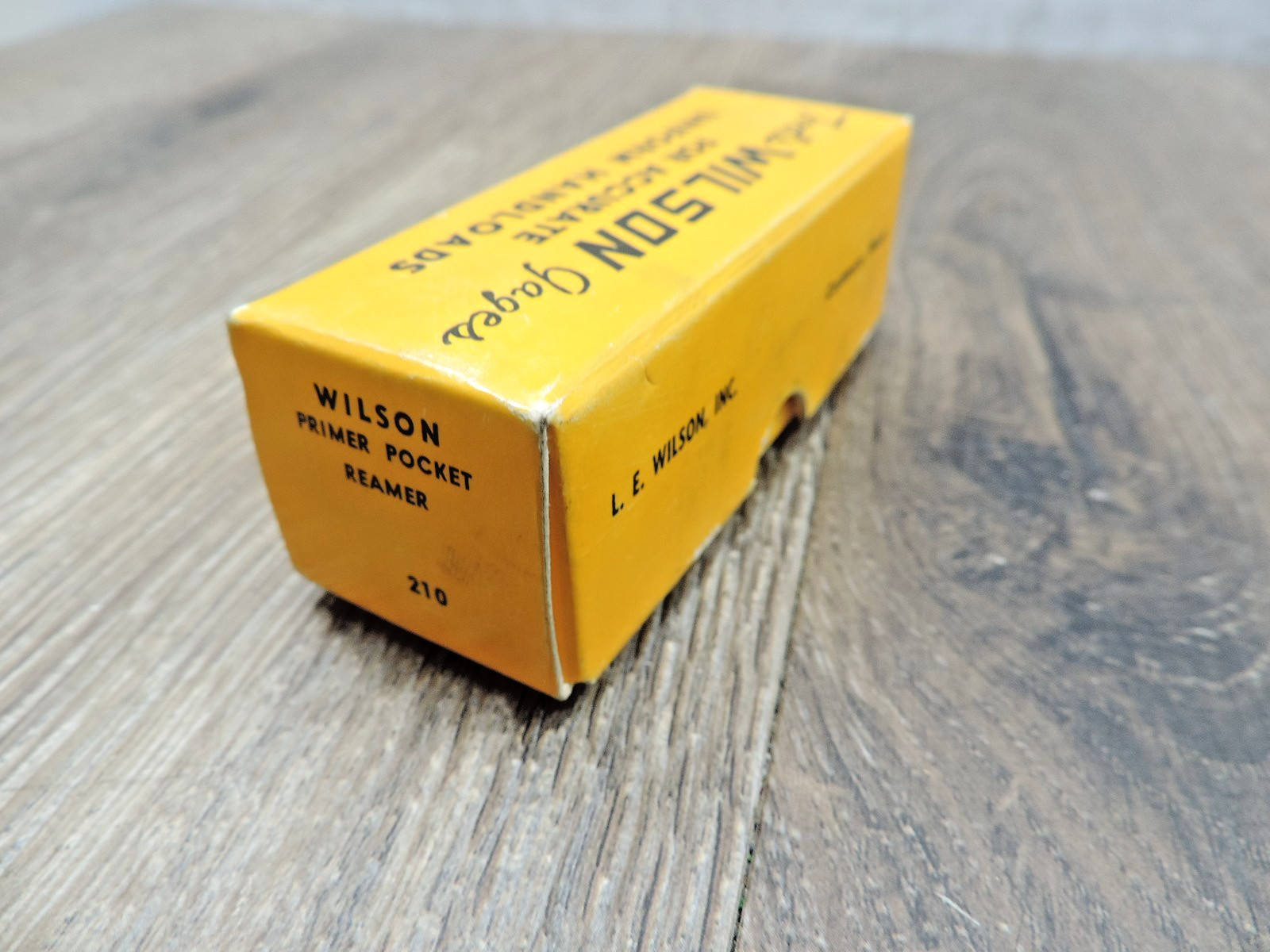 Wilson Primer Pocket Reamer Empty Box