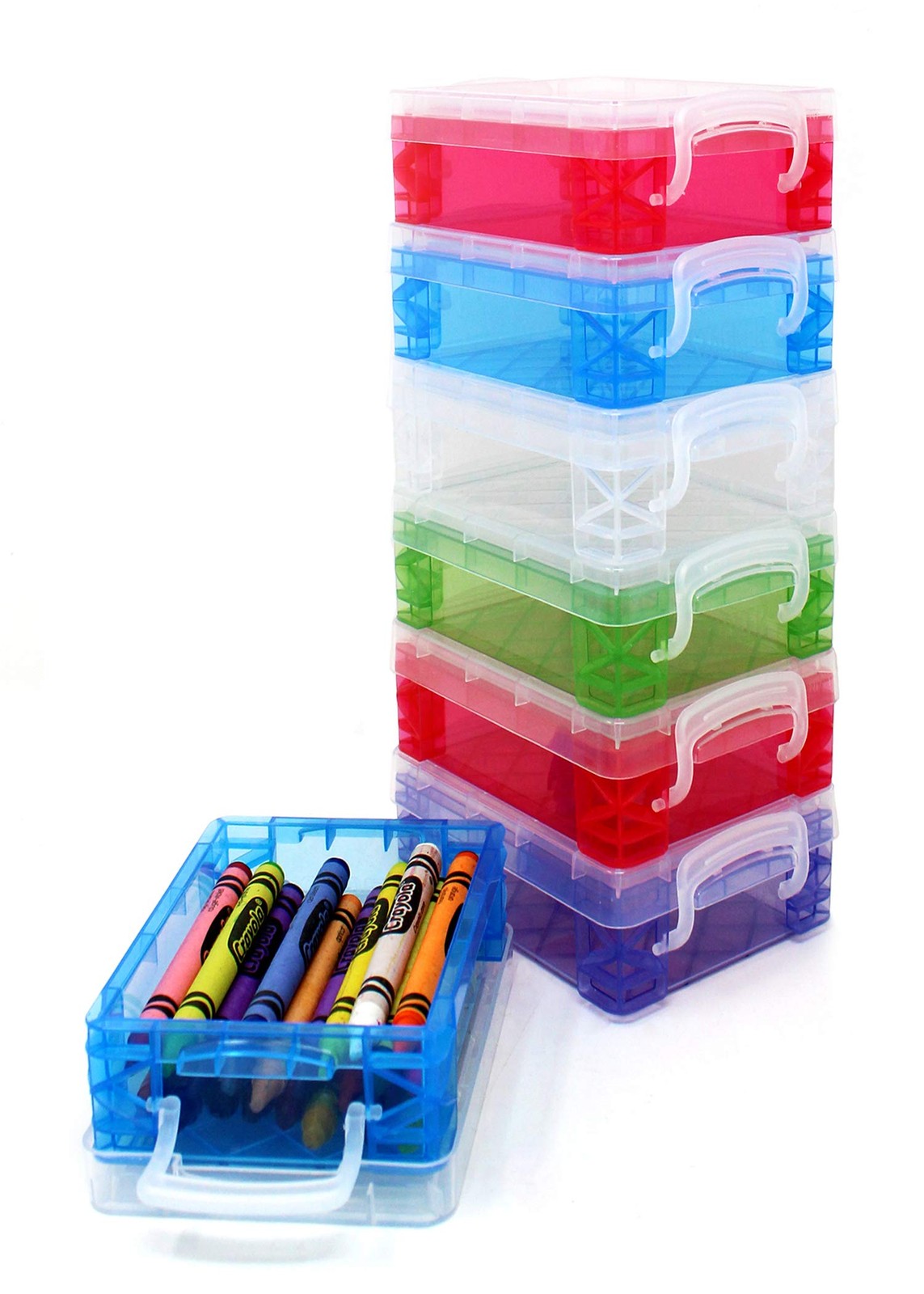 Storage Box School Supplies Super Stackercrayon Box Clear Storage Organizer Stac