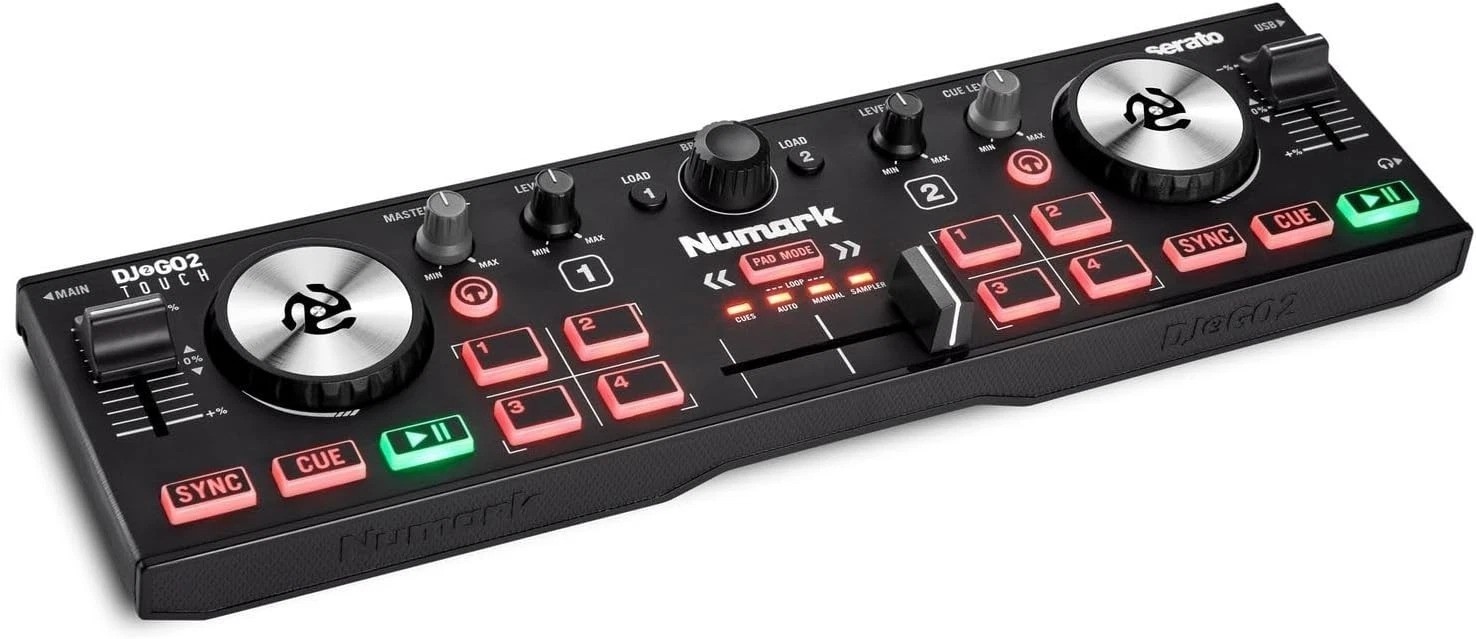 DJ2GO2 Touch - Portable DJ Controller with Access to Major Streaming Services