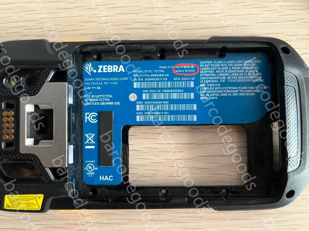 New LCD with Touch Digitizer with Front Cover for Zebra TC72 , TC77, KS3 version