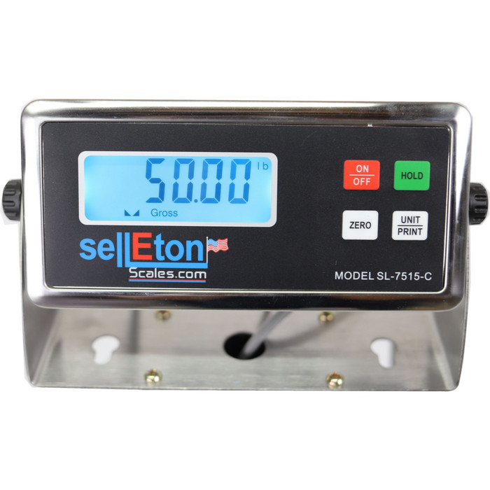 SL-7515-C Indicator for scale 5 prong (Big/M16) + cable (5 to 5 prong Steel)